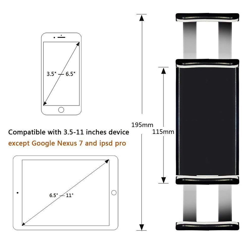 Flexible 360 Lazy Bed Desk Phone Holder & Stands Gooseneck Mount Stand For iPad Android Tablet 2025 - $17.99 –P5
