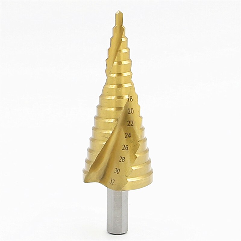 HSS Step Drill Bits 4mm-32mm Spiral groove Power Tools Triangular handle Wholesale Price High Quality metal Drilling Titanium 2025 - $19.99 –P2