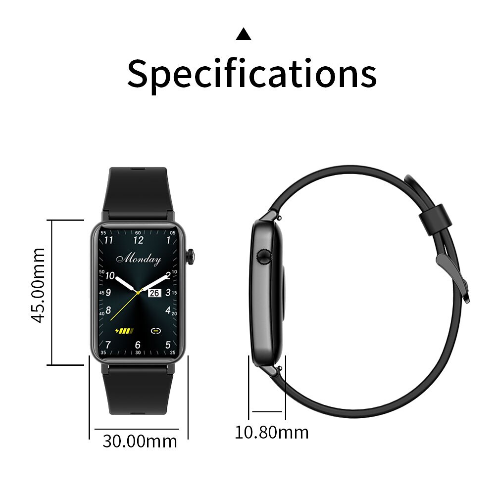 KUMI U3 Smart Watch 1.57 inch Smartwatch Fitness Running Watch Bluetooth  Pedometer Activity Tracker Heart Rate Monitor Compatible with Android iOS  Women Men Hands-Free Calls Message Reminder Step 9092624 2022 – $40.15