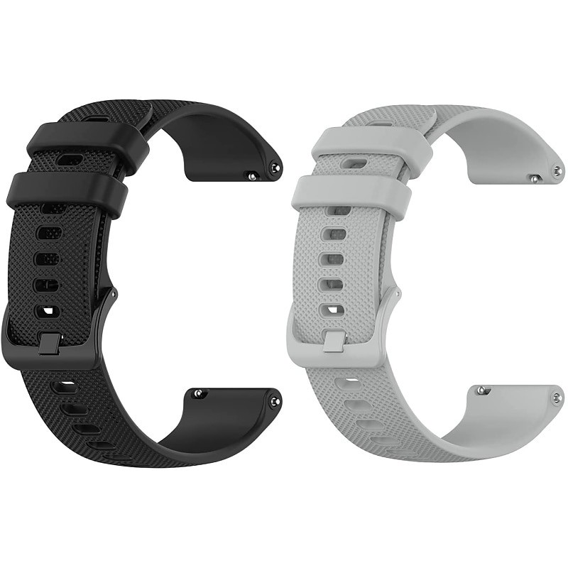 2 paquetes Ver Banda para Garmin Forerunner 265 255 Music Venu 3 2 Vivoactive 4 22mm Silicona suave Reemplazo Correa 22mm Correa Deportiva Pulsera 2025 - $11.99 –P12