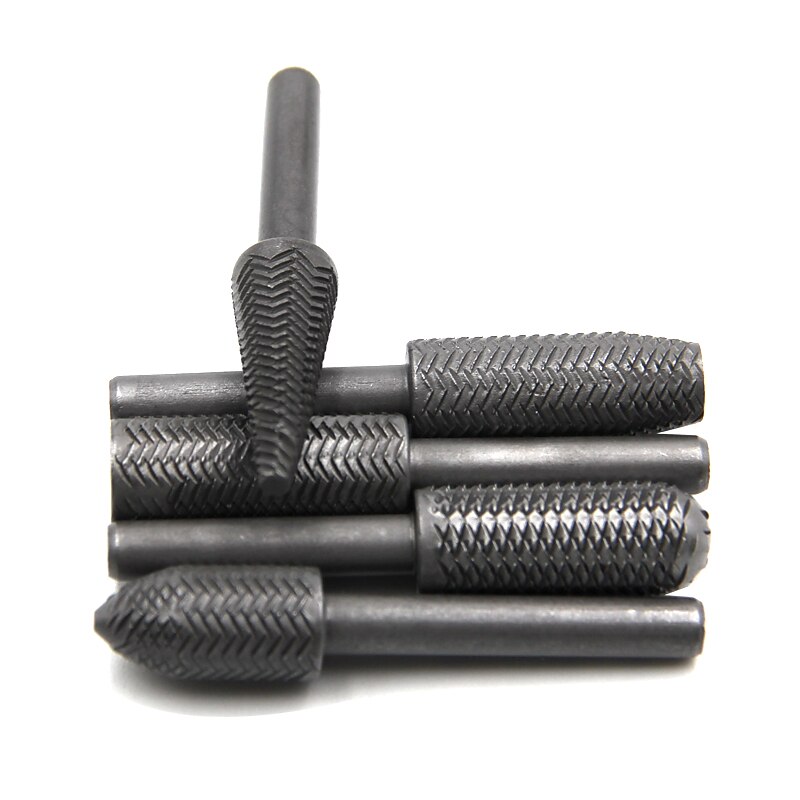 5 pz file rotativo file in acciaio bolla shell falegname fai da te morbido metallo rifilatura set metallo rettifica strumento di riparazione del 2025 a $15.99 –P4