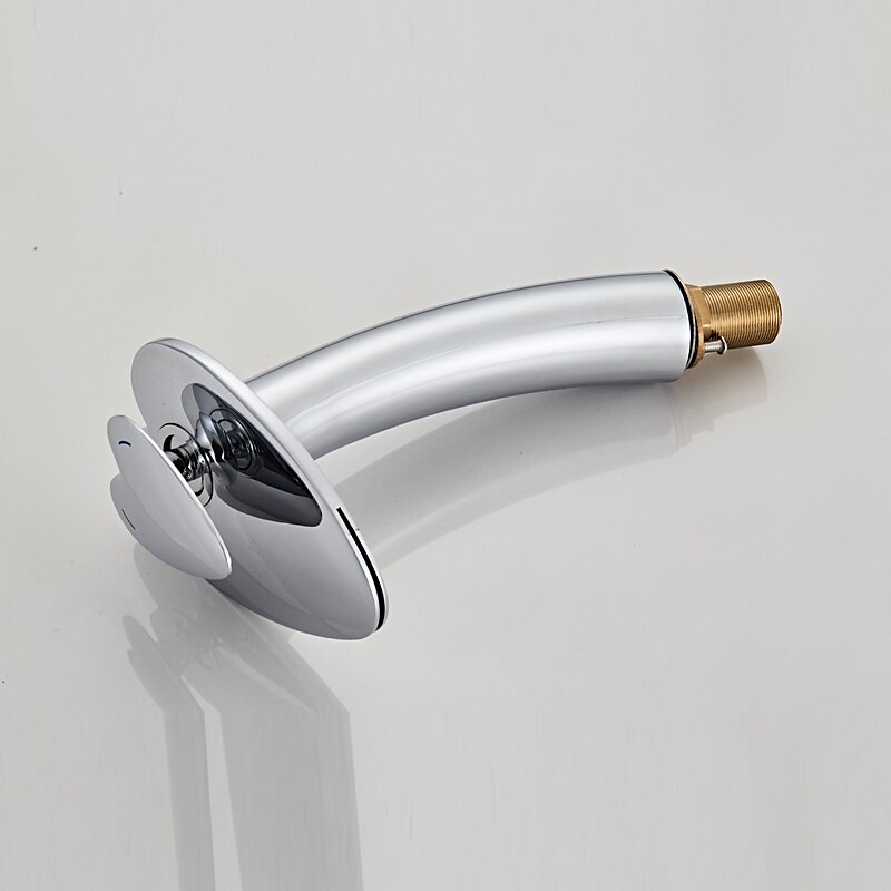 Grifo para lavabo de baño, manija en forma de corazón de cascada, grifos de baño de un solo mango con interruptor de agua caliente y fría 2025 - $129.99 –P8