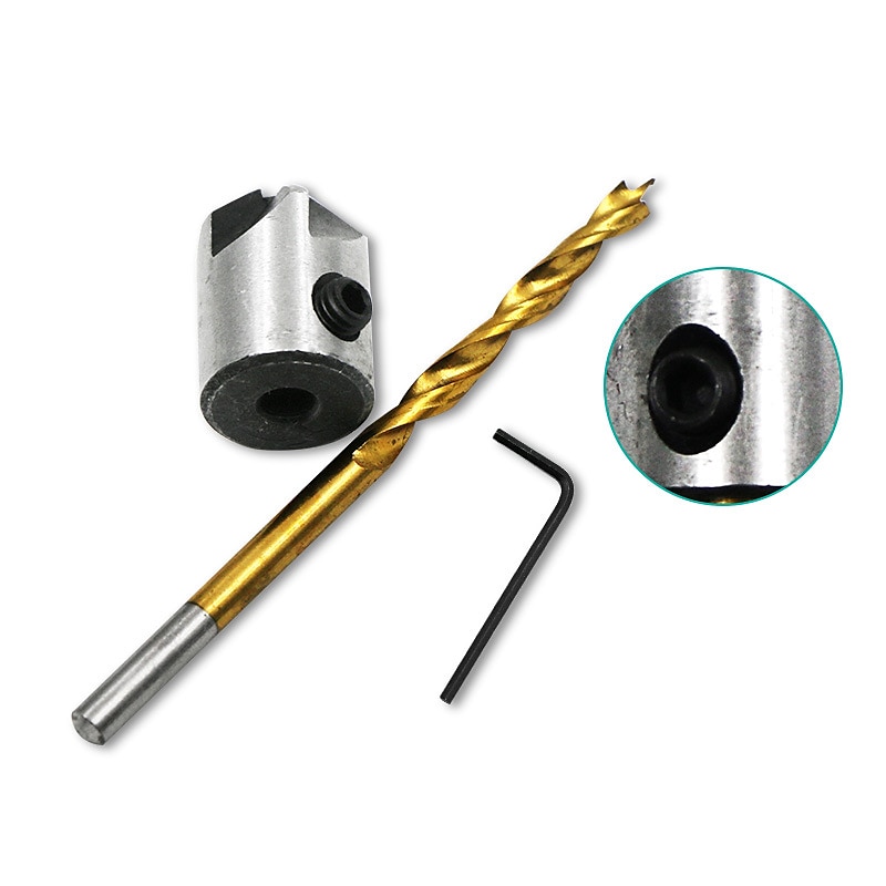 7 teile/satz bohrer set hss 5 flöte senker 3mm-10mm schnellarbeitsstahl fasen reibahle holzbearbeitung elektrowerkzeuge 2025 - $12.99 –P4
