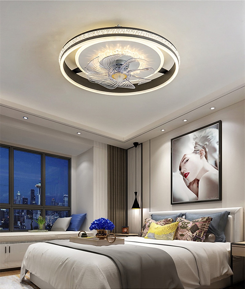 Lampada Da Soffitto A Led Di Lusso Con Ventilatore A Soffitto Lampada Da Soffitto del 2026 a $287.89 –P2