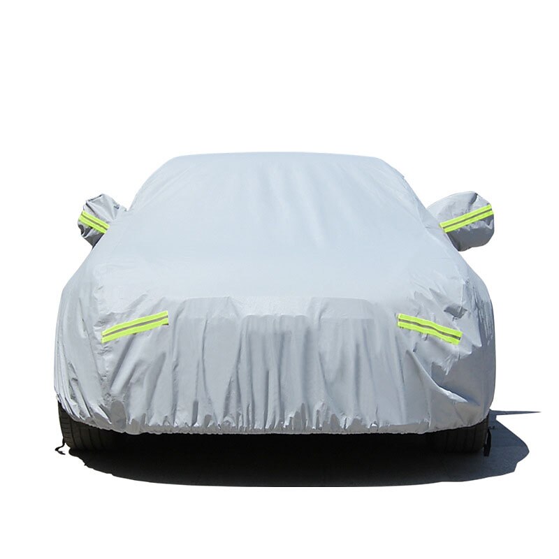 Starfire toate dimensiunile husă de înaltă calitate pentru mașină acoperire completă patru anotimpuri umbrelă de soare impermeabilă universală groasă de protecție solară husă de mașină cu avertisment 2025 - $59.99 –P3