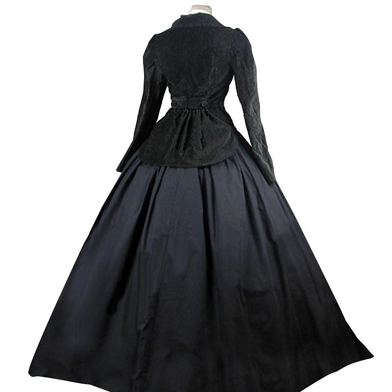 Retro / vintage Rococo secolul al 18-lea Rochii Rochie de bal Bloc Culoare Pentru femei Regal Mascaradă Petrecere Casul / Zilnic Carnavalul de la Veneția Adulți Rochie 2025 - $179.99 –P4