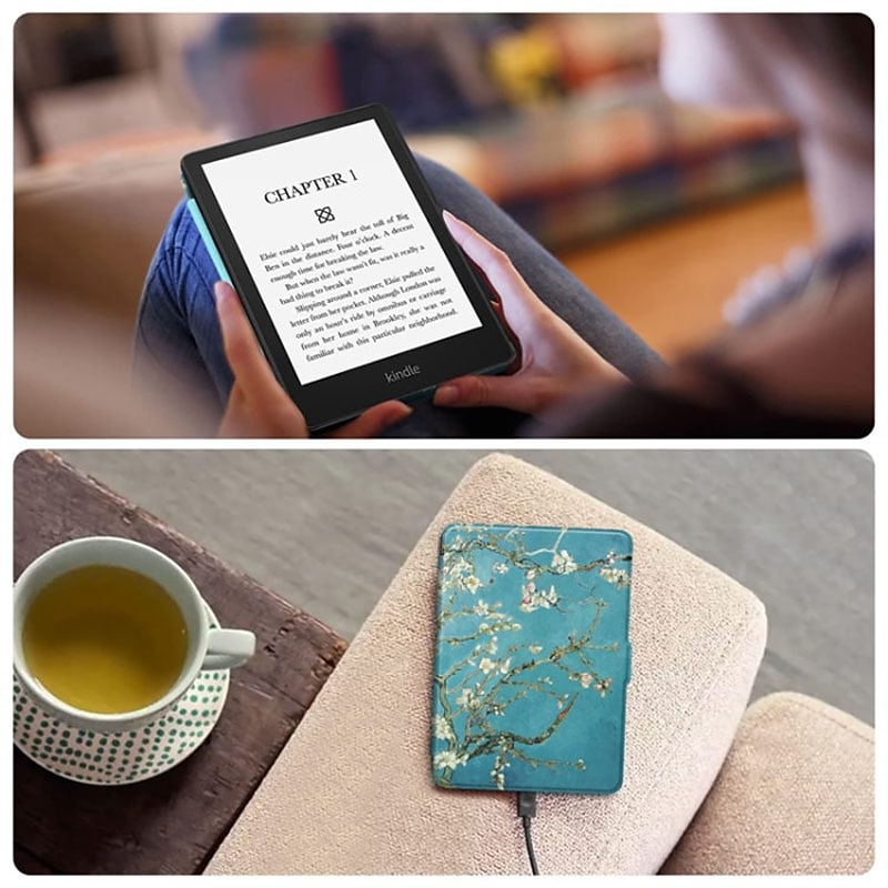 Tablet Case Cover For Amazon Kindle Paperwhite 6.8'' 11th Generation 2021 Kindle 6" 10th 2019 Paperwhite 6 inch 10th 7th 6th 5th Gen 2018 2015 Magnetic Smart Auto Wake Sleep Shockproof PU Leather 2025 - $22.99 –P5
