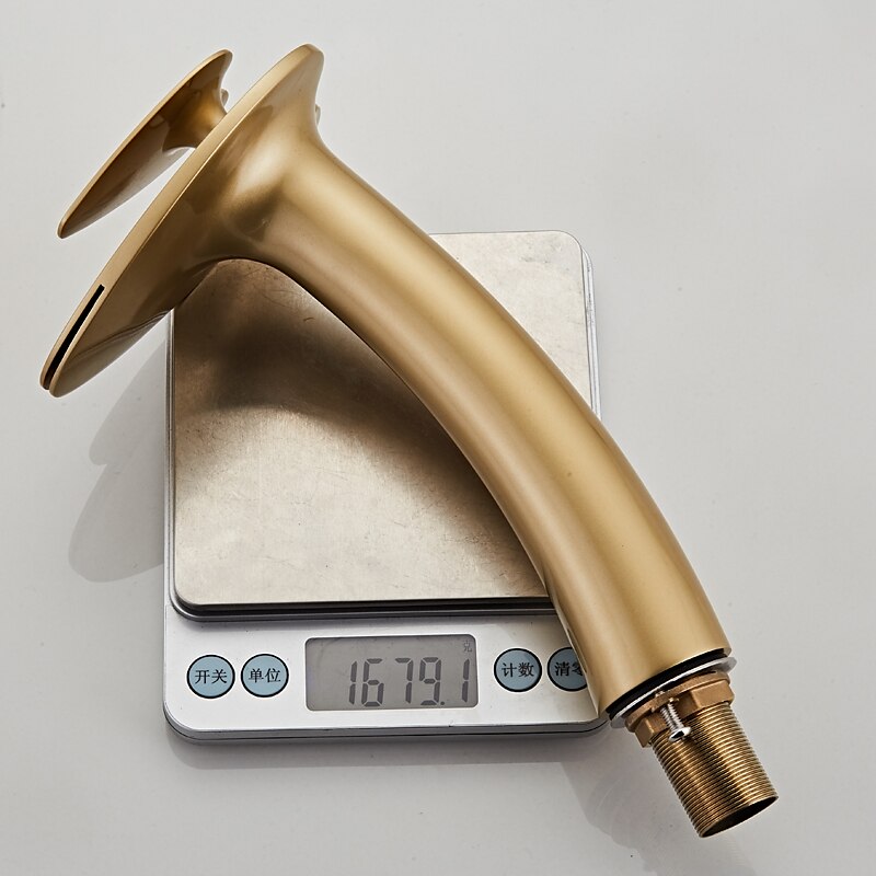 Grifo para lavabo de baño, manija en forma de corazón de cascada, grifos de baño de un solo mango con interruptor de agua caliente y fría 2025 - $129.99 –P3