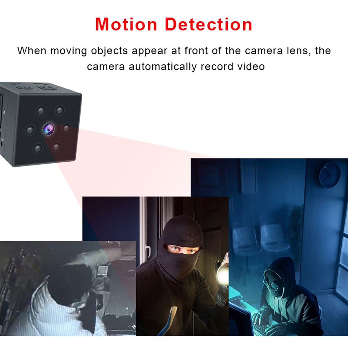 MD23 IP камера 1080P HD Мини Беспроводное Обнаружение движения Автоматическое конфигурирование Ночное видение на открытом воздухе Поддержка 2025 - $31.99 –P9