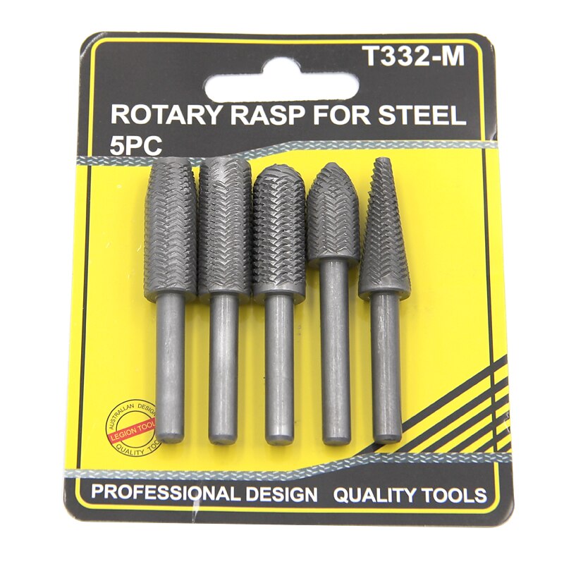 5 pz file rotativo file in acciaio bolla shell falegname fai da te morbido metallo rifilatura set metallo rettifica strumento di riparazione del 2025 a $15.99 –P8