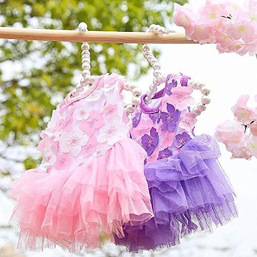 dog birthday dresses Dog Tutu Dress Pink Purple main image 0