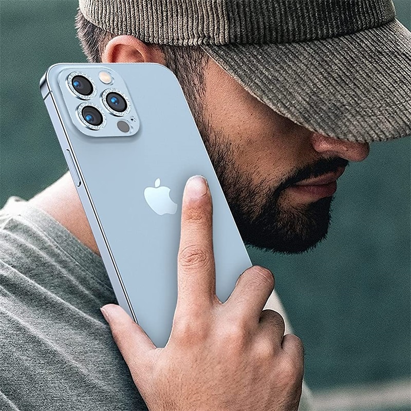 2025年 [2パック] カメラレンズプロテクター 用途 Apple iPhone 16 iPhone 15 プロマックスプラス iPhone 14 Pro Max iPhone 13 Pro Max 強化ガラス 硬度9H ダイヤモンド仕上げ キラキラ仕上げ 傷防止  コレクション – $6.99 –P4