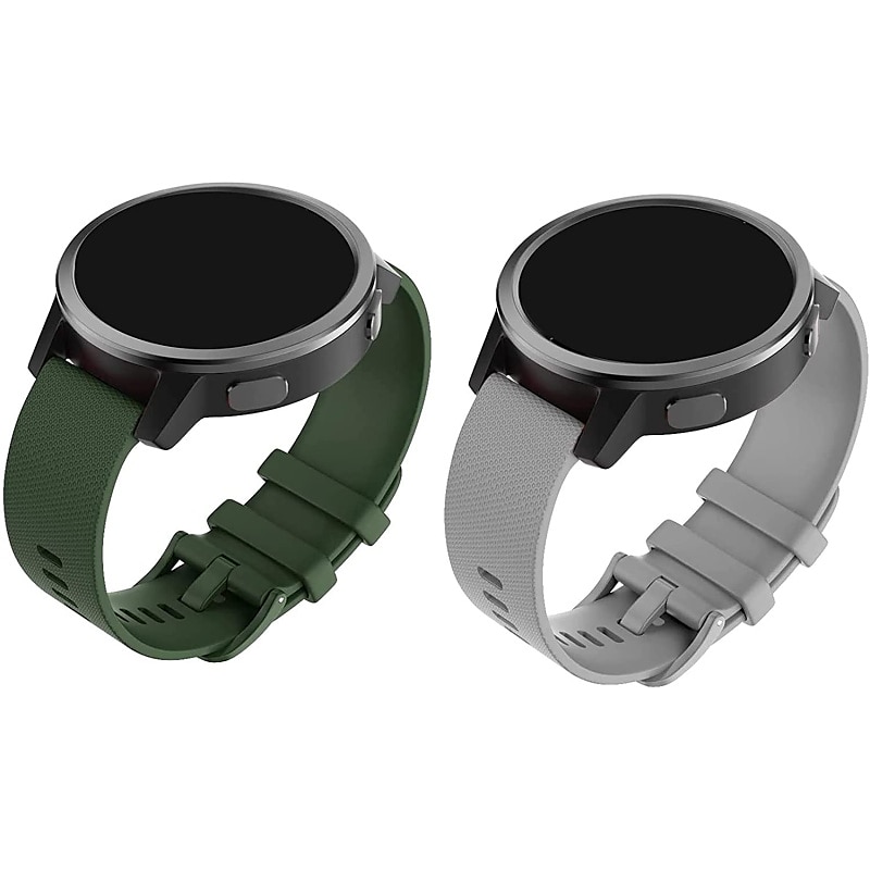 2 paquetes Ver Banda para Garmin Forerunner 265 255 Music Venu 3 2 Vivoactive 4 22mm Silicona suave Reemplazo Correa 22mm Correa Deportiva Pulsera 2025 - $11.99 –P7