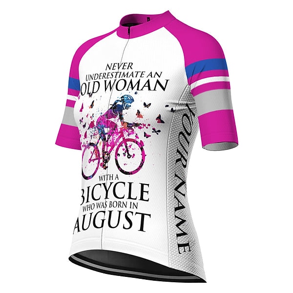 Damen Radtrikot Grafik Schmetterling Lustig Kurzarm Fahhrad Trikot Oberteil mit 3 Gesäßtaschen Mountainbike MTB Straßenradsport Schnelltrocknend Reflektierende Streifen Rückentasche 2026 - $30.99 –P2
