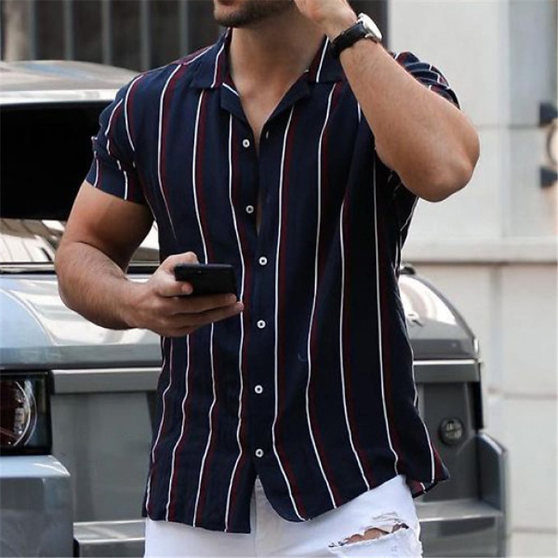 Horizontal Stripes for Men  Mens fashion casual, Casual shirts, Mens  fashion summer