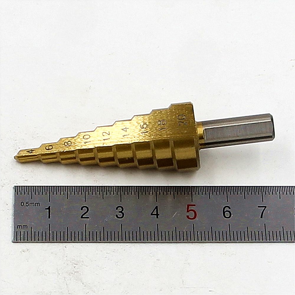 خطوة مثقاب 4mm-20mm مستقيم الناي أدوات السلطة مثلث عرقوب سعر الجملة حفر المعادن التيتانيوم 2025 - $11.99 –P4