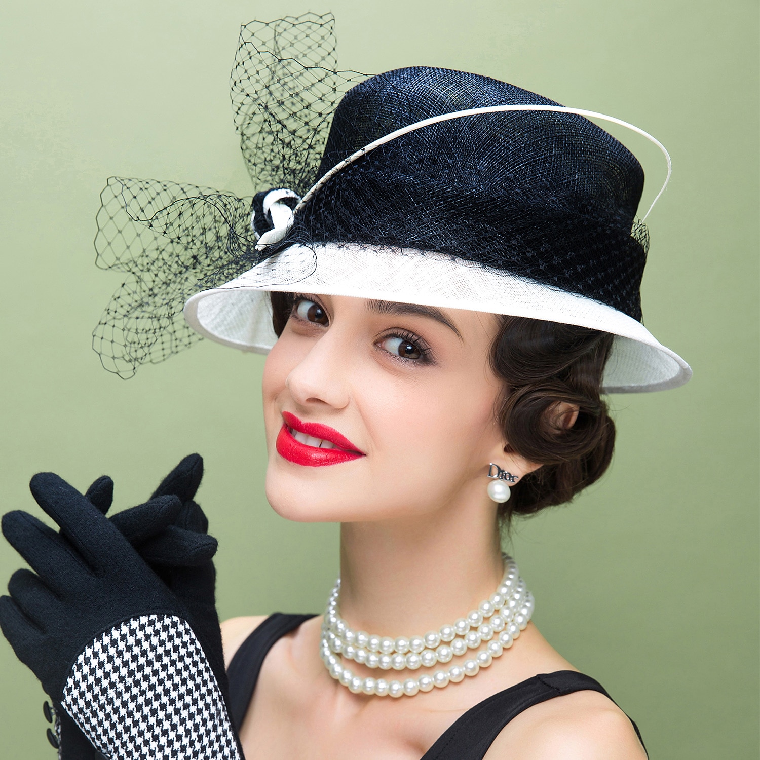Retro-Hochzeitsfedern Lolita-Accessoires mit Farbblock 1pc besondere Anlässe / Partys / Abendkopfschmuck 2025 - $89.99 –P3