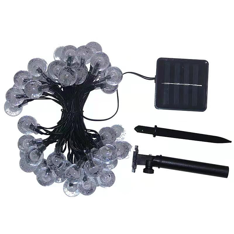 Solar String Lights LED Outdoor Lights 6.5m 30 LEDs Set Mounting Bracket Warm White Wedding Party Holiday Patio Garden 3V 2025 - $25.99 –P20