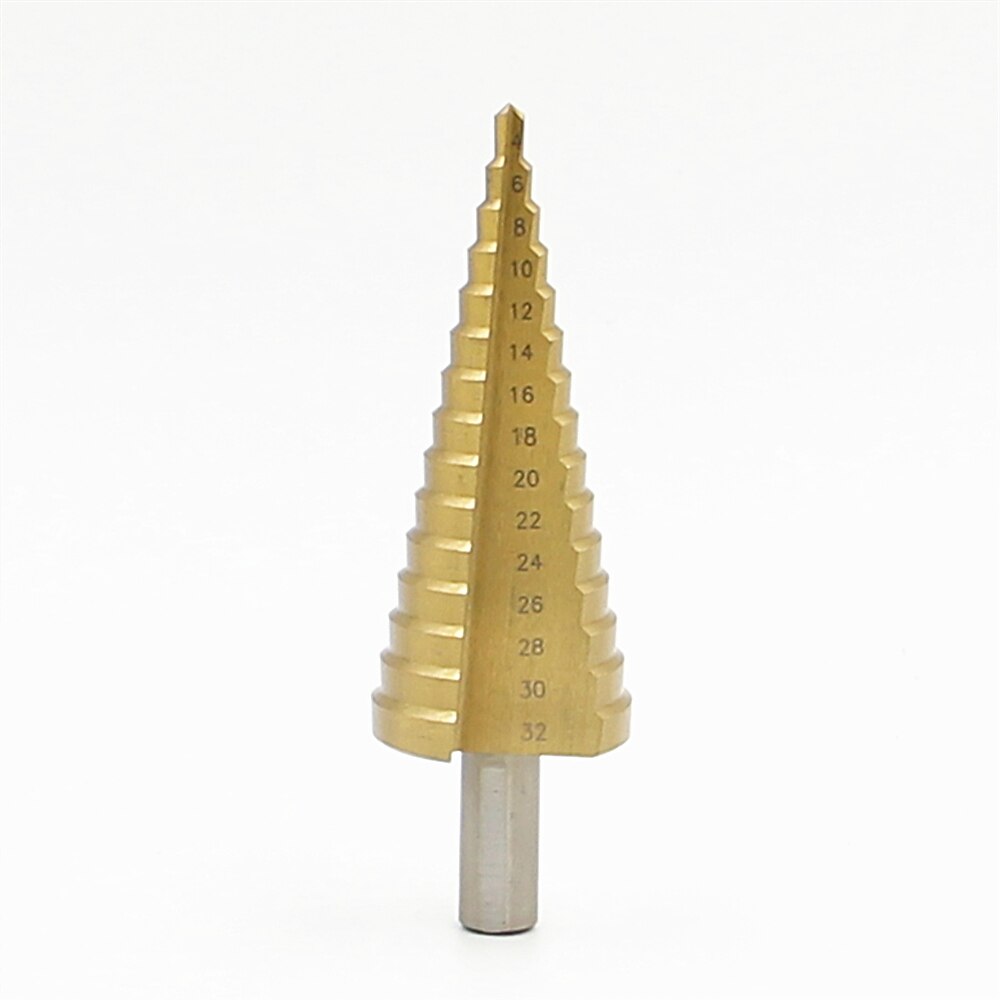punte per trapano hss 4mm-32mm utensili elettrici per flauto diritto gambo triangolare prezzo all'ingrosso 15 passaggi perforazione del metallo titanio del 2025 a $16.99 –P5