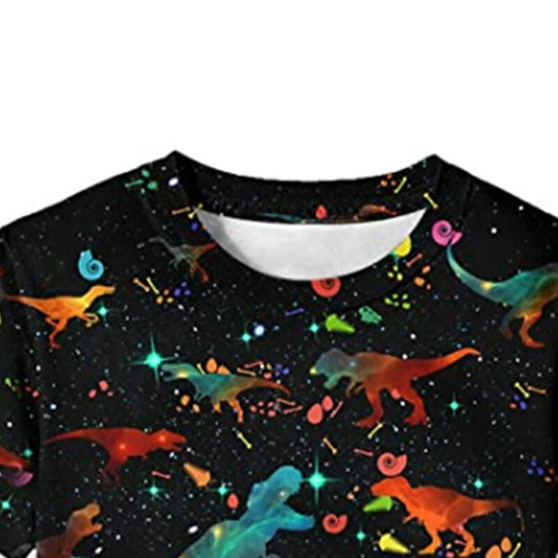 Chlapecké 3D Zvíře Dinosaurus Tričko Krátký rukáv 3D tisk Léto Jaro Aktivní Sportovní Módní Polyester Děti 3-12 let Venkovní Denní Vevnitř Běžný 2025 - $11.49 –P4