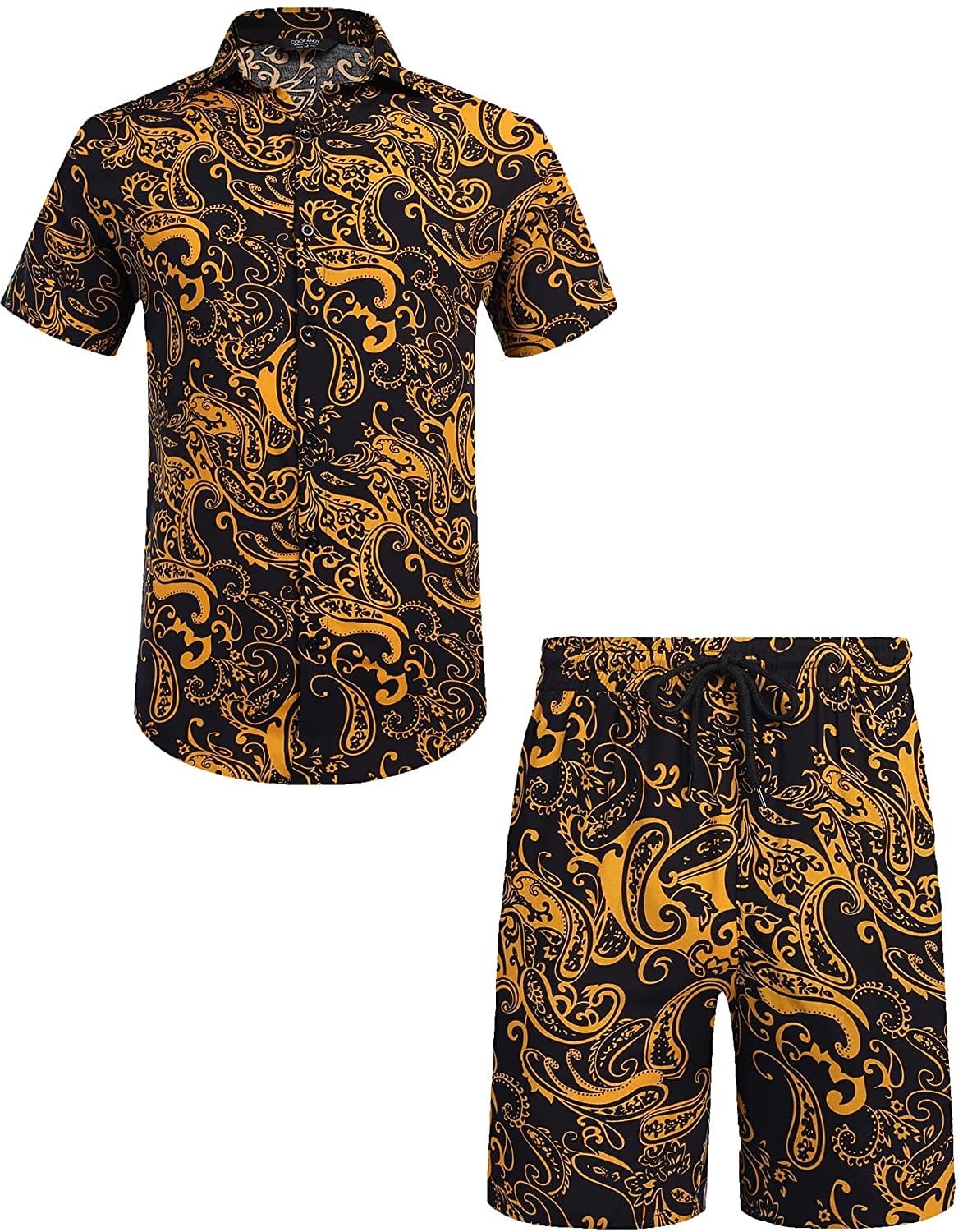Men's Floral Graphic Tropical Flowers 2pcs Shirts Sets Summer Hawaiian Shirt Short Sleeve Short Pants Turndown Designer Beach Vacation Casual Daily 3D Summer Silver Red / White Green / Black 2025 - $34.99 –P11
