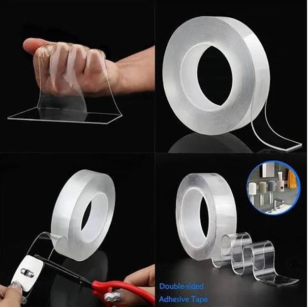 Monster Tape Waterproof Wall Stickers Reusable Heat Resistant Bathroom Home Decoration Tapes Transparent Double Sided Nano Tape 3*200cm 2025 - $4.99 –P16