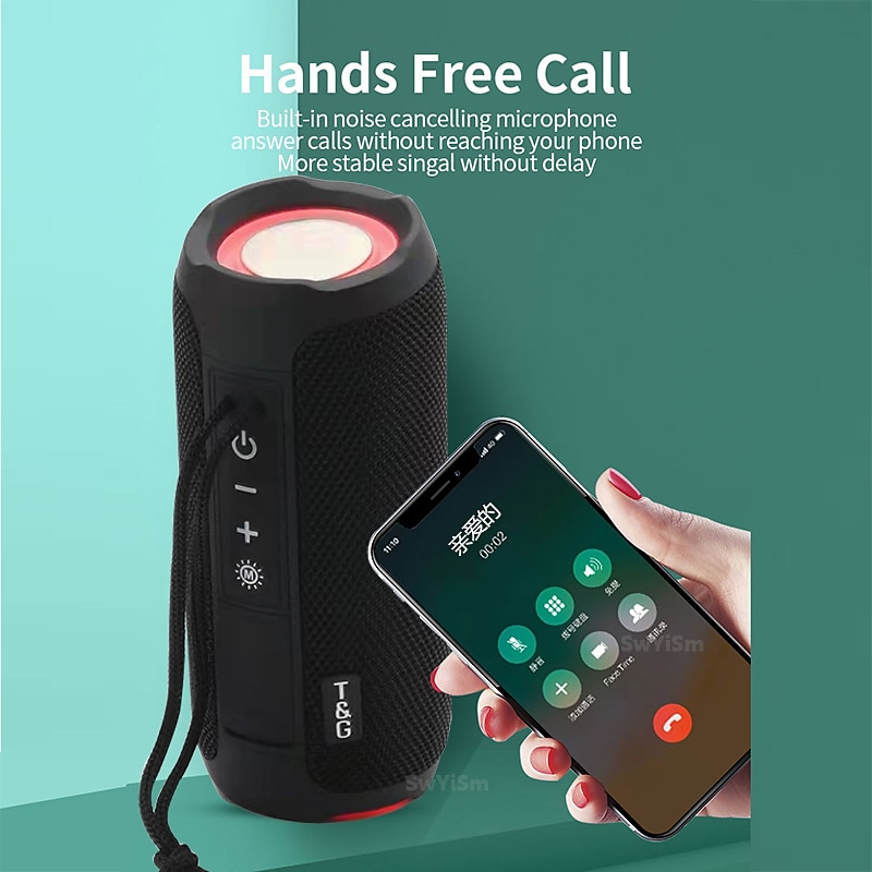 TG227 Bluetooth-динамик Bluetooth На открытом воздухе Стереозвук Беспроводные колонки Динамик Назначение Мобильный телефон 2025 - $32.99 –P3