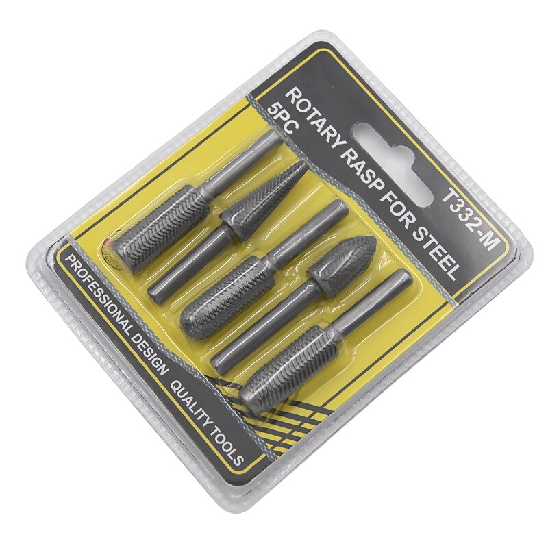 5 pz file rotativo file in acciaio bolla shell falegname fai da te morbido metallo rifilatura set metallo rettifica strumento di riparazione del 2025 a $15.99 –P1
