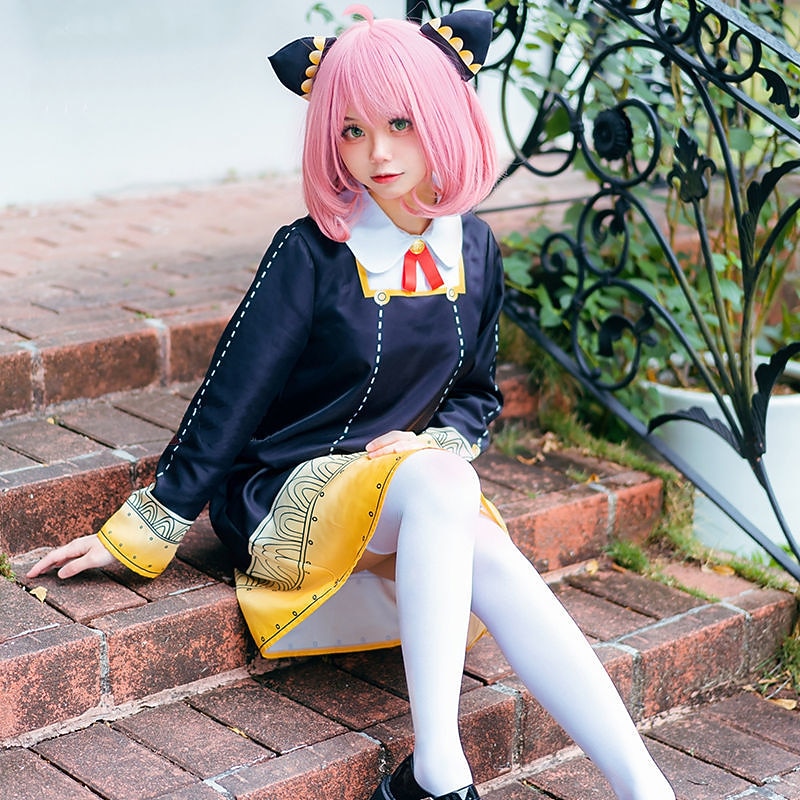 Parrucche Cosplay Donna Bob con Frangia  Fibra Resistente al Calore Capelli Ricci Dritti Rosa Teen Adulti Anime Parrucchino  Capelli Sintetici del 2026 a $16.99 –P5