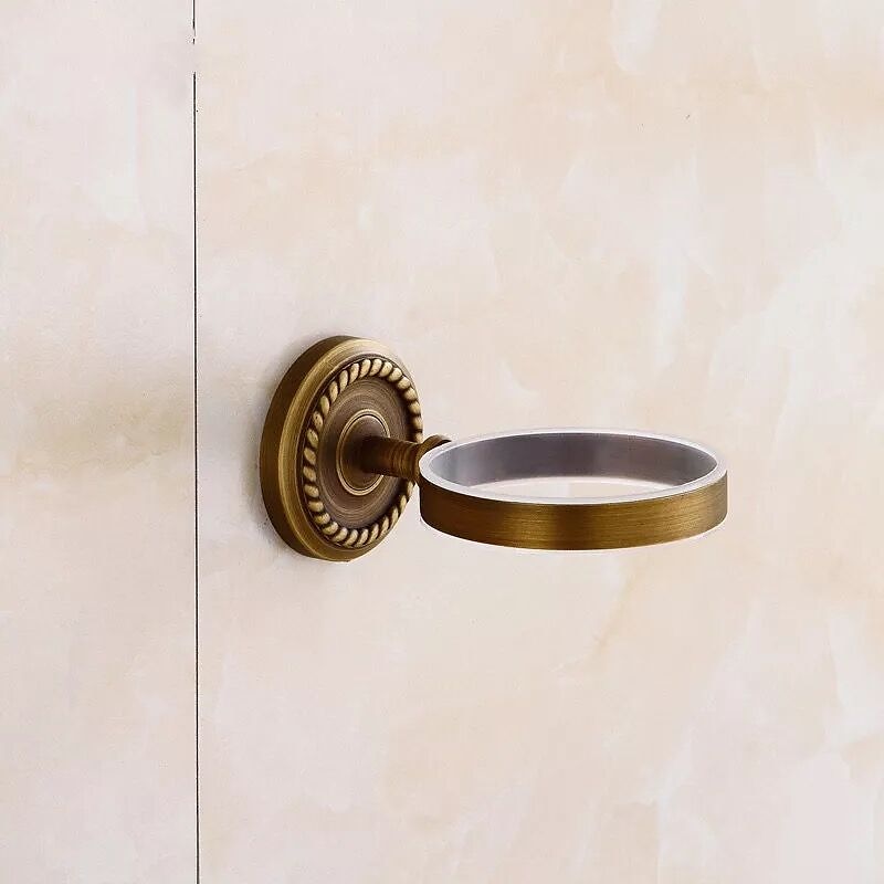 Toilet Brush with Holder,Antique Brass Ceramics Wall Mounted Rubber Painted Toilet Bowl Brush and Holder for Bathroom 2025 - $79.99 –P10