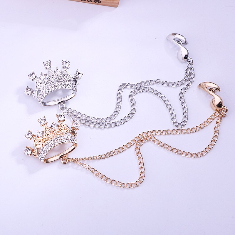 Męskie Broszki Geometryczny Korona Artystyczny Prosty Luksusowy Moda Europejskie Broszka Biżuteria Złota Srebrny Na Ślub Ulica Codzienny Praca Festiwal 2026 - $9.99 –P3