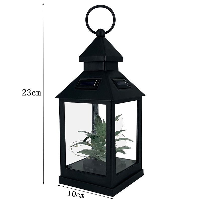 utendørs led solcelleanlegg stjernelys retro lanterne nattlys vanntett hengende solcellelampe til hageterrasse bryllupsfest ferie kystfest utendørs gårdsdekorasjon 1 stk. 2026 - $32.99 –P5
