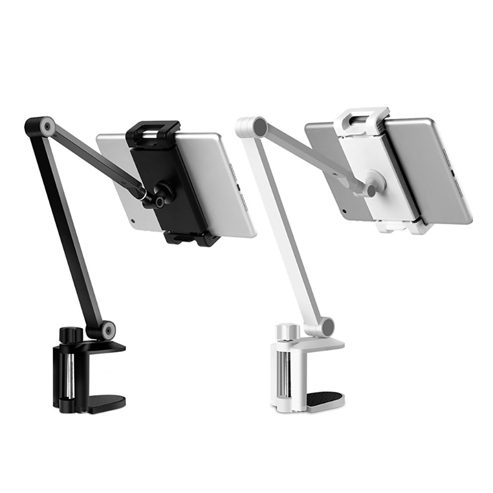 Adjustable Metal Tablet Stand Aluminum Alloy Arm iPad Mount Holder for Bed or Desk Overhead Compatible for iPad Air Pro Mini Surface Pro Stand iPhone Android Tablet Kindle 2025 - $61.99 –P5