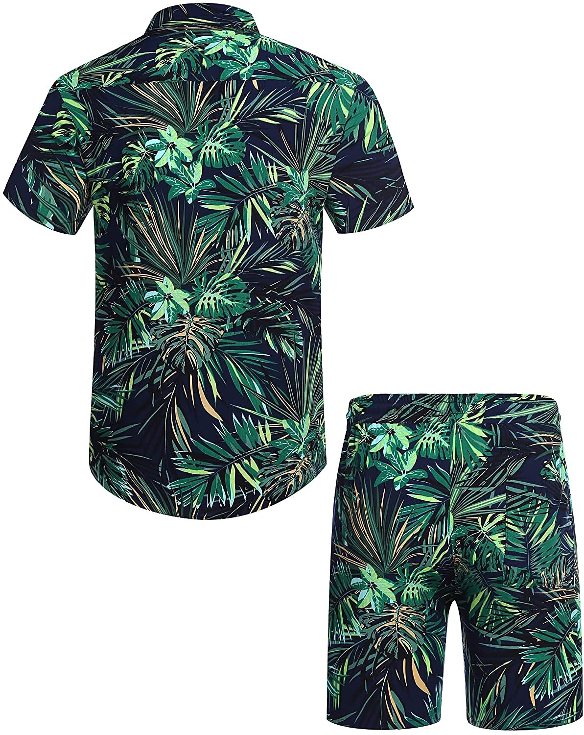 Men's Floral Graphic Tropical Flowers 2pcs Shirts Sets Summer Hawaiian Shirt Short Sleeve Short Pants Turndown Designer Beach Vacation Casual Daily 3D Summer Silver Red / White Green / Black 2025 - $34.99 –P3