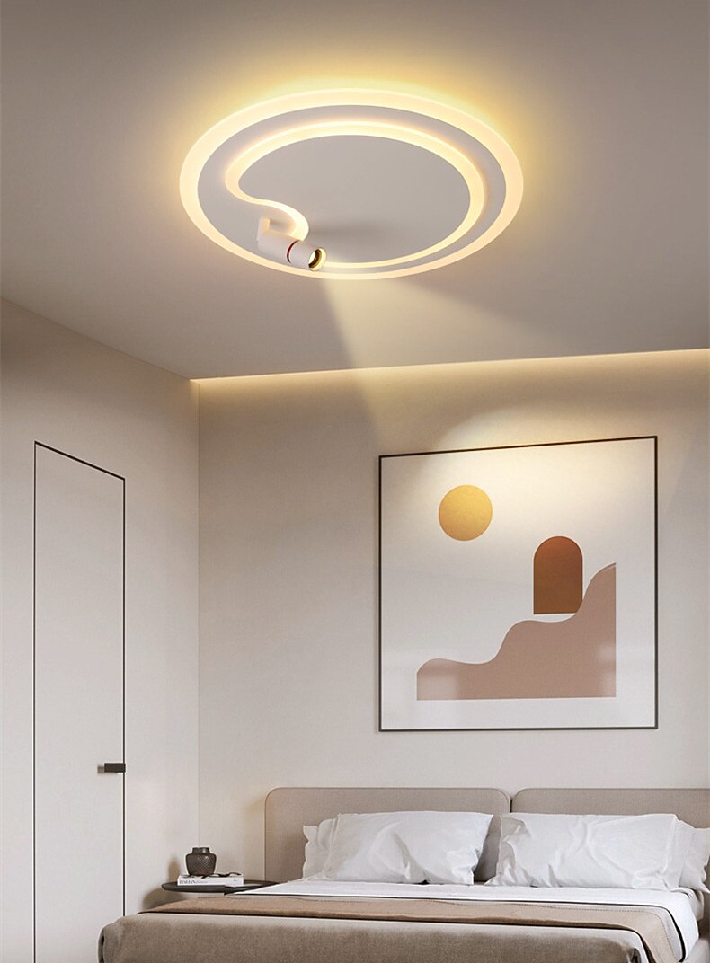 Deckenleuchte LED kreative Strahler einfache moderne runde Schlafzimmerlampe 2026 - $287.59 –P4