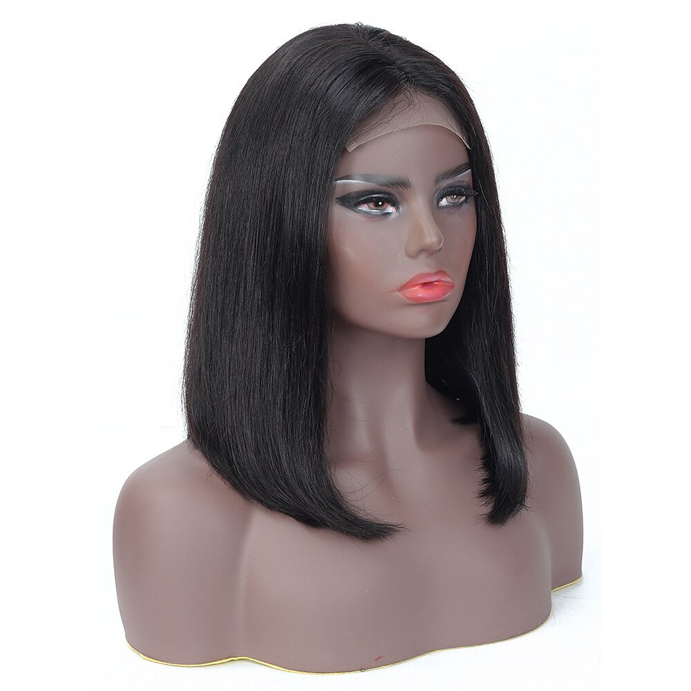 Short Bob Lace Front Wigs Human Hair for Black Women 150% Density Brazilian 4×4x1 T Part Lace Front Wigs Straight/Kinky Curly Human Hair Pre Plucked with Baby Hair Natural Hairline Wigs 8-16 Inch 2025 - $3.99 –P4