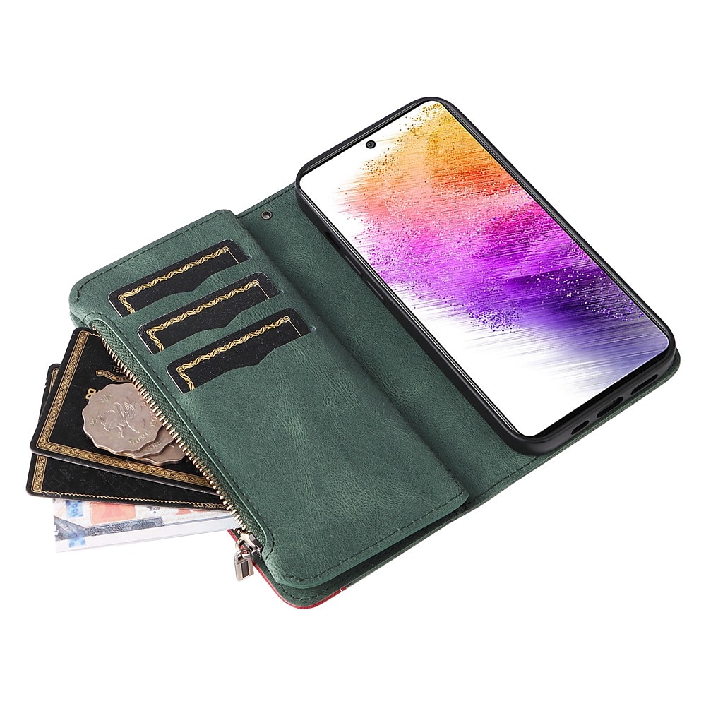 telefono Custodia Per Samsung Galaxy S25 S24 S23 S22 S21 FE S21 Ultra Plus A73 A53 A33 S20 Custodia Portafoglio Flip Cerniera Con Cinturino da Polso Tinta unita Pelle PU del 2025 a $17.99 –P11