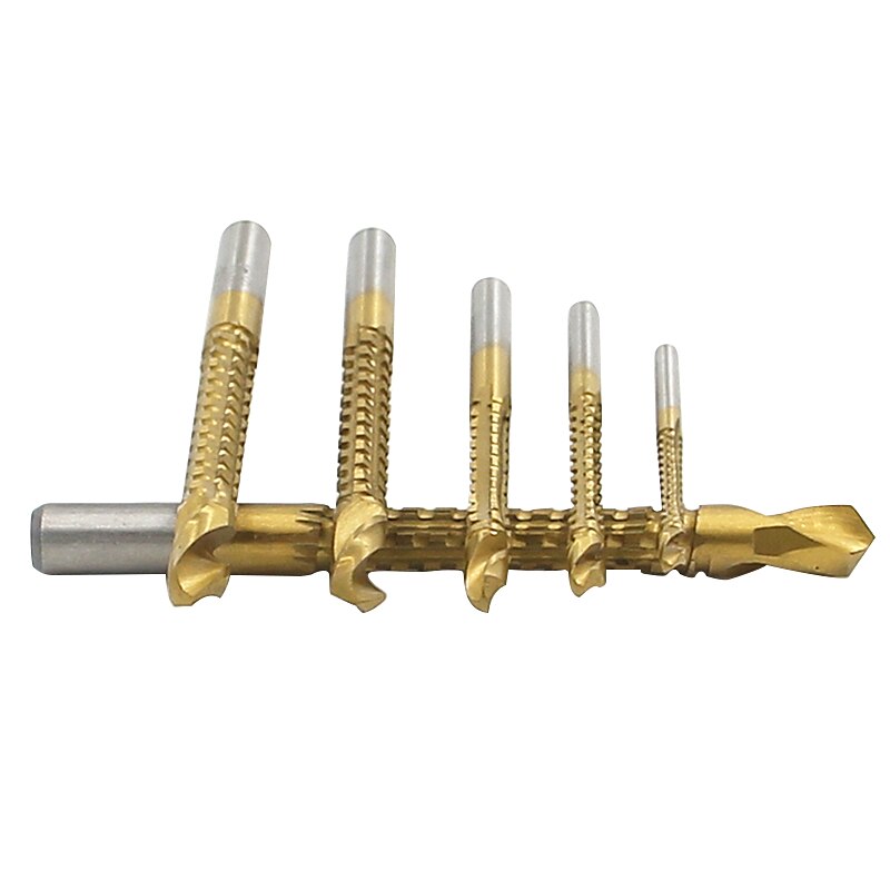 6pcs Electric Drill Bits Titanium Coated HSS Drill Saw Bits For Metal Milling Cutters For Wood Slotting 3/4/5/6/6.5/8mm 2025 - $10.99 –P6