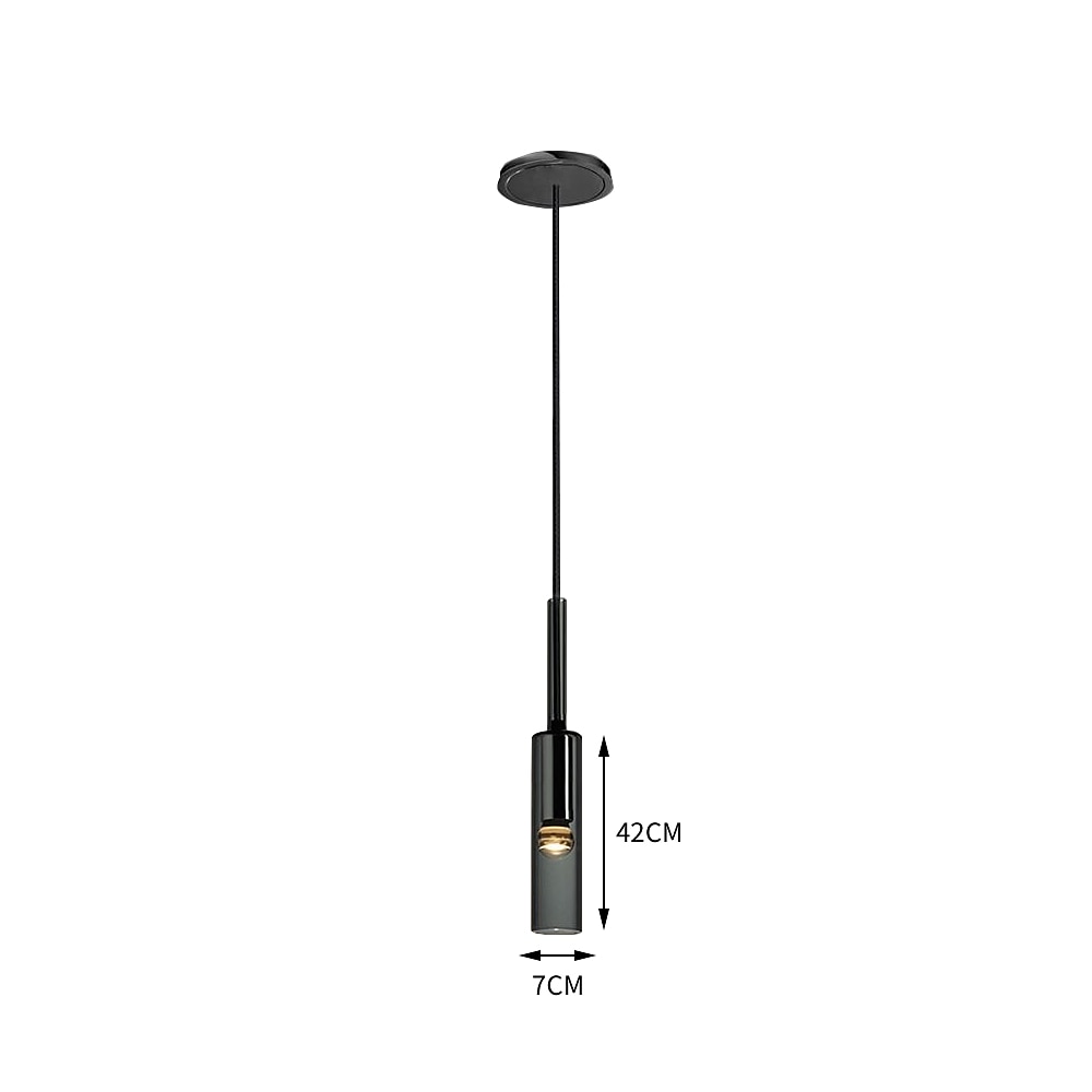 Lampada a sospensione 42 cm led isola luce cristallo stile nordico soggiorno camera da letto comodino 220-240v del 2025 a $229.99 –P6