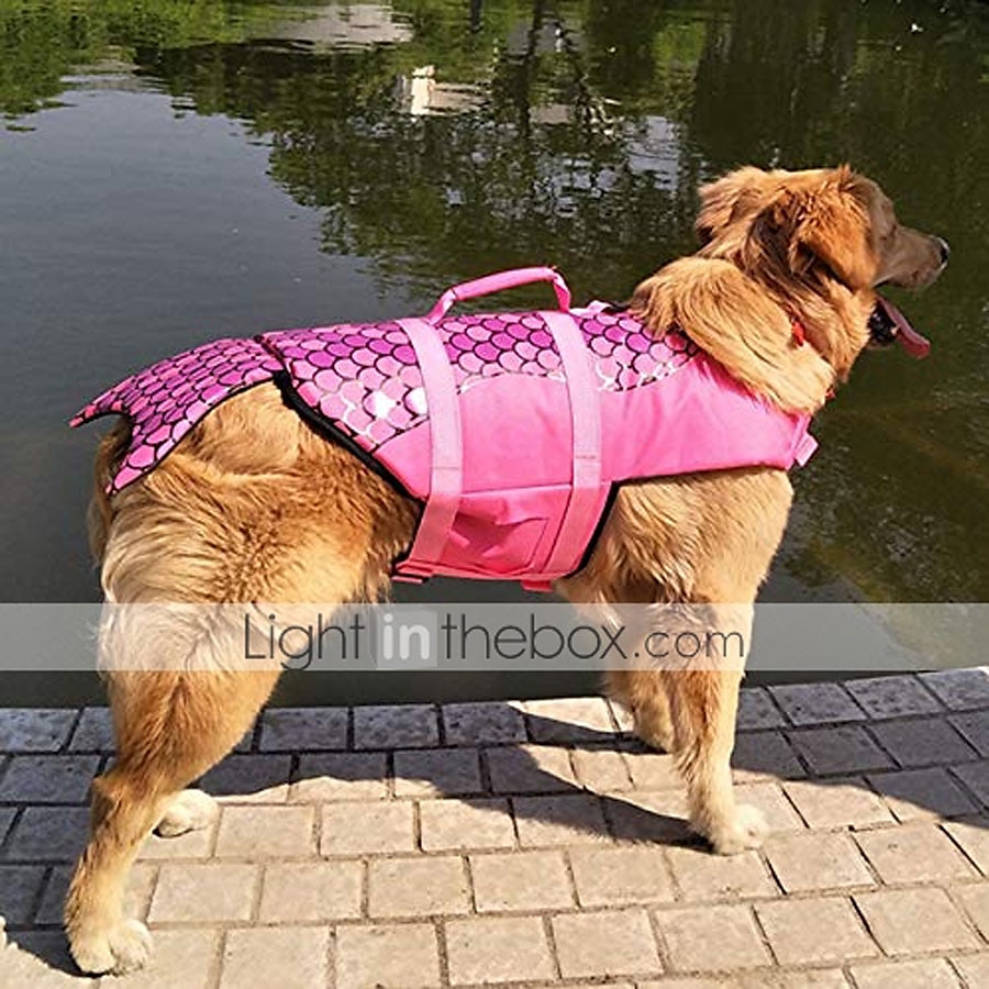 2025年 犬用 犬のライフジャケット 調整可能 安全用具 犬服 コレクション – $35.99 –P7