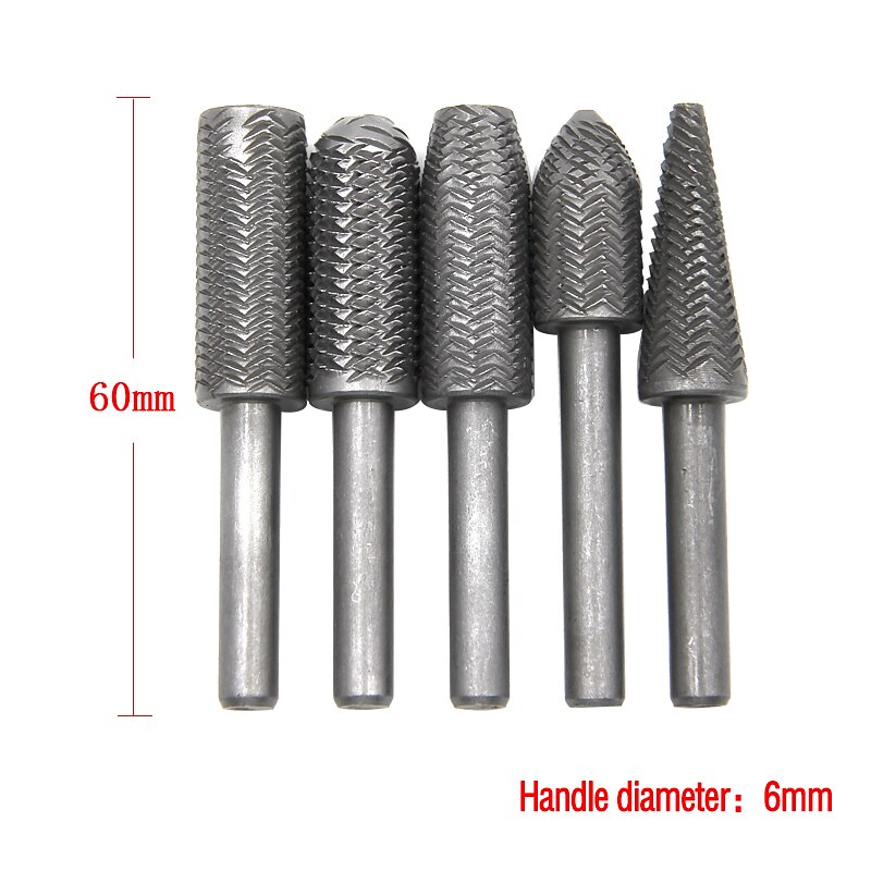 5 pz file rotativo file in acciaio bolla shell falegname fai da te morbido metallo rifilatura set metallo rettifica strumento di riparazione del 2025 a $15.99 –P3