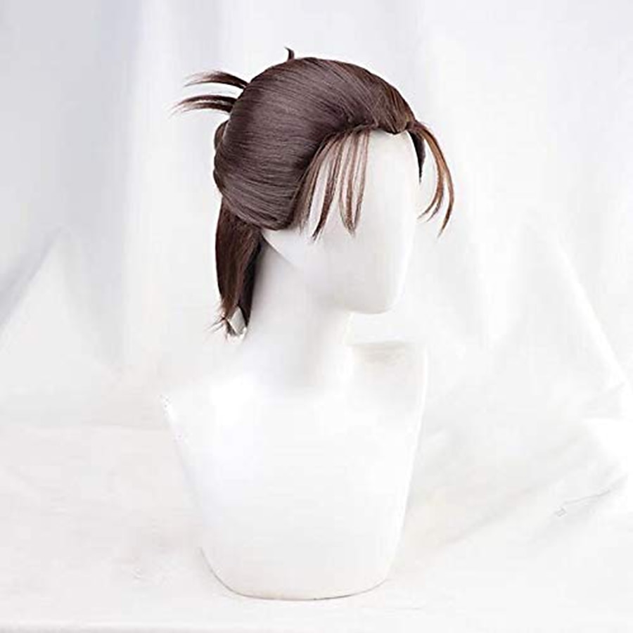 Parrucche cosplay capelli gotici anime Eren Jaeger Harajuku marrone scuro parrucche di Halloween del 2025 a $28.99 –P1