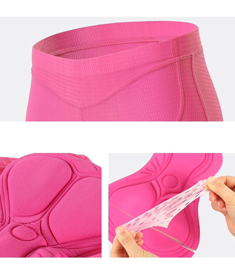 Arsuxeo Dam Cykelunderkläder Vadderade cykelbyxor 3D vadderade shorts Cykel Herr Boxer Vadderade shorts Formpassad Bergscykling Vägcykling sporter Mjuk Hög Elasisitet Stretch Svart Blå Elastan Kläder 2025 - $17.99 –P13