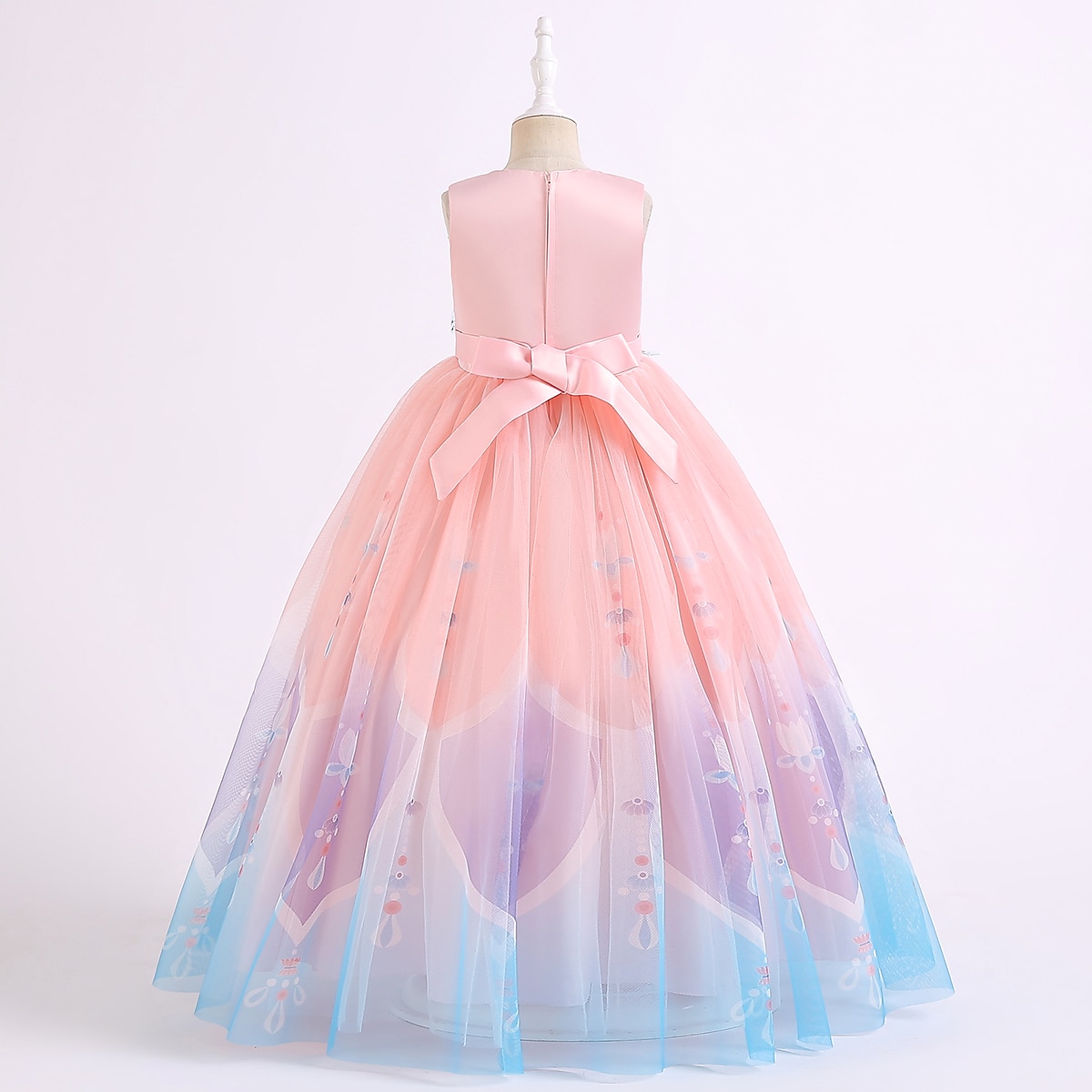 kinderkleidung Mädchen Blumenmädchen Kleid Kleid Party Kleid Blume Ärmellos Leistung Hochzeit Party Gitter Elegant Prinzessin Polyester Midi abendkleider Blumenmädchenkleid Sommer Frühling 3-10 Jahre 2025 - $41.99 –P1