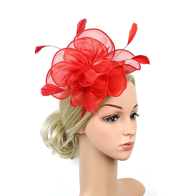 Retro / vintage 1950-tallet 1920-tallet Hodeplagg Party-kostyme Fascinator-hatt Dame Maskerade Fest / aften Utdrikningslag Voksne Hodeplagg 2025 - $19.99 –P2