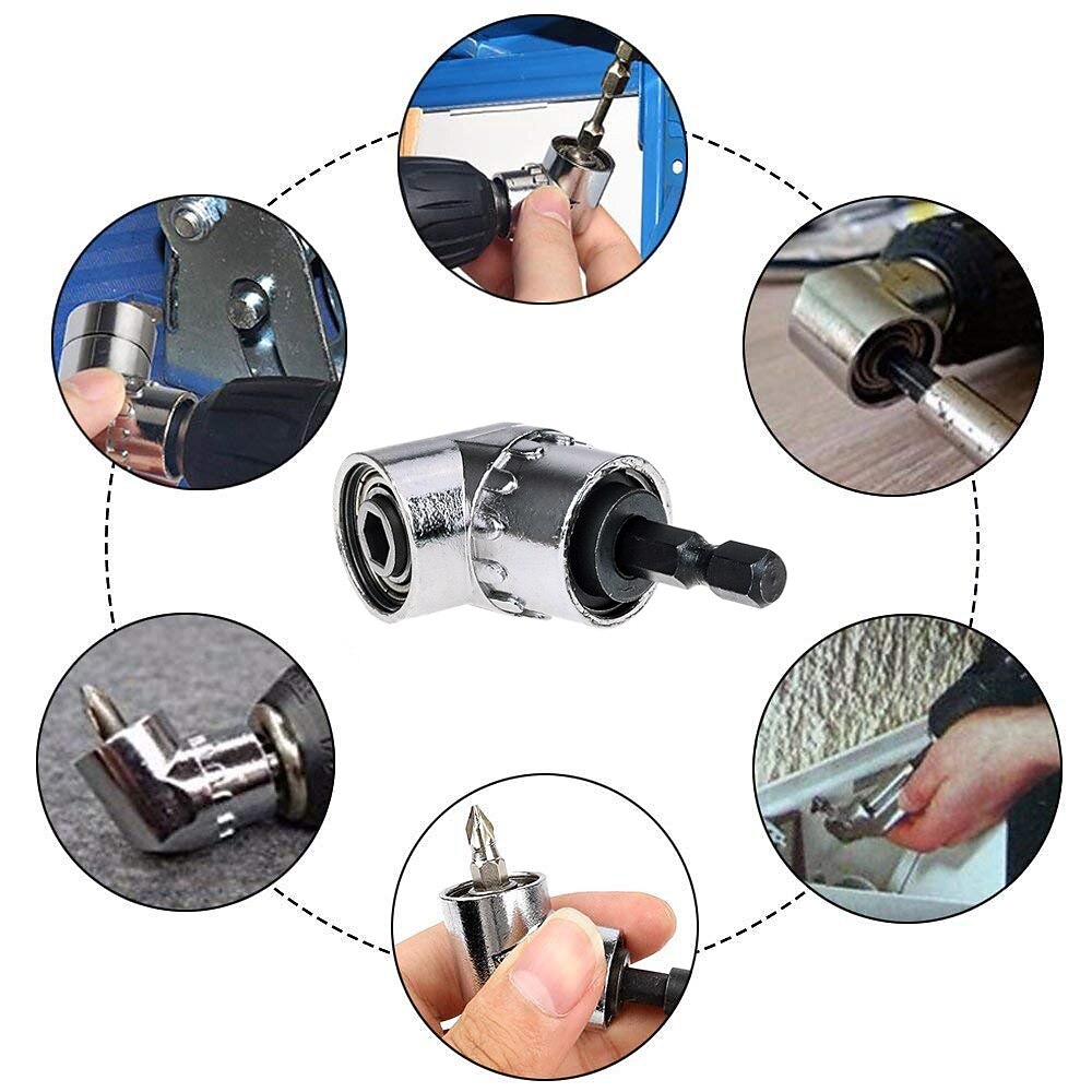 forró 105 fokos adapter csavarhúzó fejű fúrószár acél csatlakozás 1/4 szögű hatlapfejű csavarhúzó hajlító adapter 2025 - $8.99 –P6