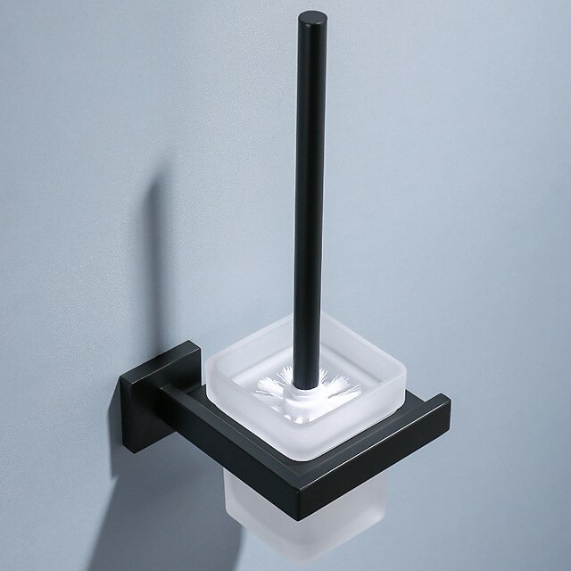 scopino per WC con supporto, scopino per WC in acciaio inox a parete in ceramica verniciato gommato e supporto per bagno del 2025 a $39.99 –P1