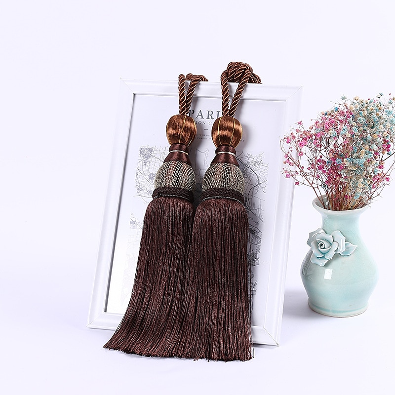 fermacravatta per tende in corda fermacravatte con frange per tende fermacravatte tende per finestre forniture per tende accessori per stanze in corda del 2025 a $16.99 –P14