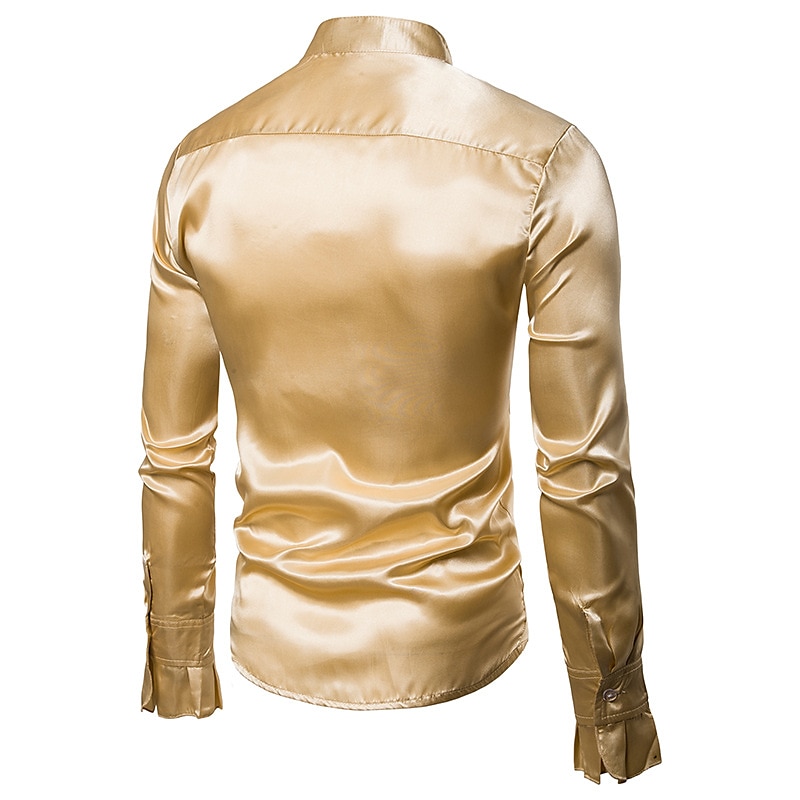 Retro Vintage Rococó Vitoriano Blusa / Camisa Baile de Máscara Príncipe Colarinho Chinês Homens Baile de Máscaras Festa / Noite Carnaval de Veneza Adulto Blusa de 2025 por $24.99 –P8