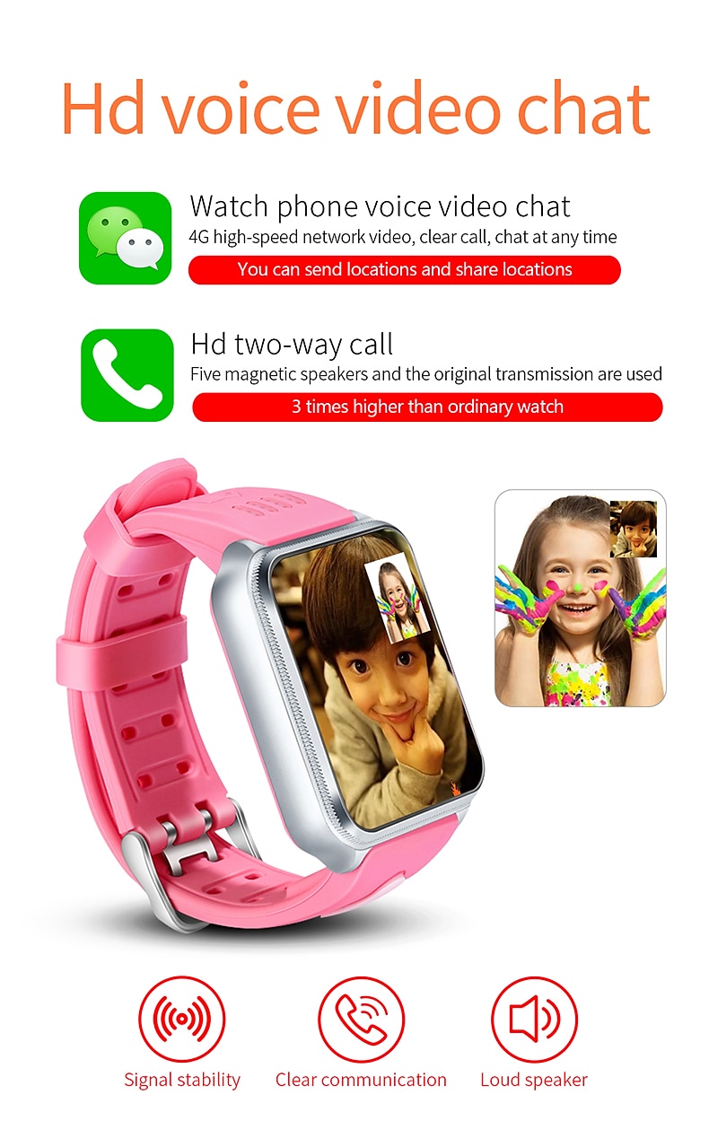 H1 Smart Watch 1.54 inch Smartwatch Fitness Running Watch Bluetooth 4G Pedometer Alarm Clock Calendar Compatible with Android iOS Kid's Women GPS with Camera IP 67 31mm Watch Case 2025 - $95.99 –P9